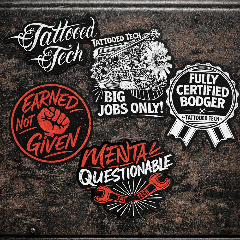 Tattooed Tech Sticker Pack