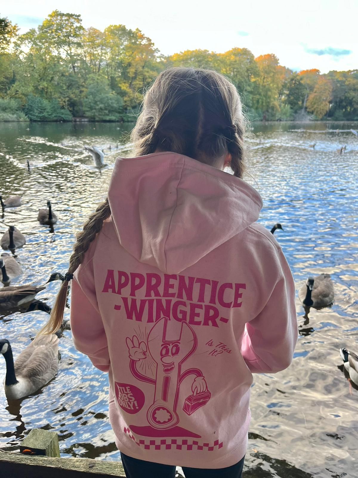 Kids Apprentice Winger Hoodie - Pink